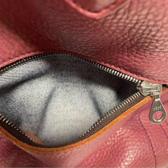 Christopher Kon Dusty Rose Leather Handbag - Picture 5 of 8